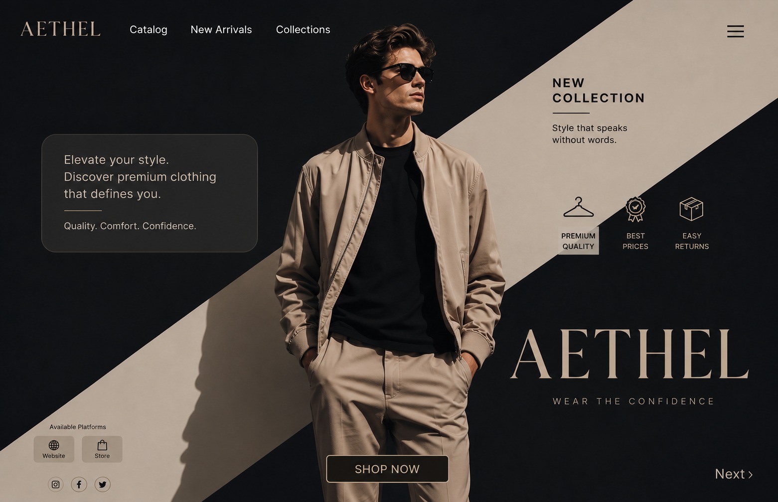 Fashion Website